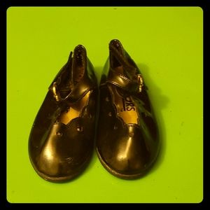 Baby Black Heart Dress Shoes